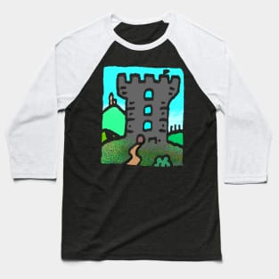 Tower - Fairytale Comic Medieval Fantasy Baseball T-Shirt